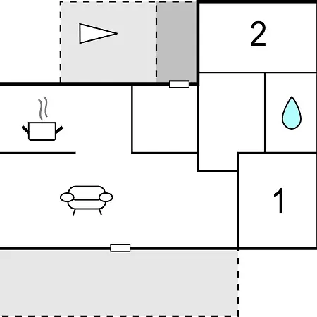 Two-bedroom Holiday In Dom wakacyjny Gråsten